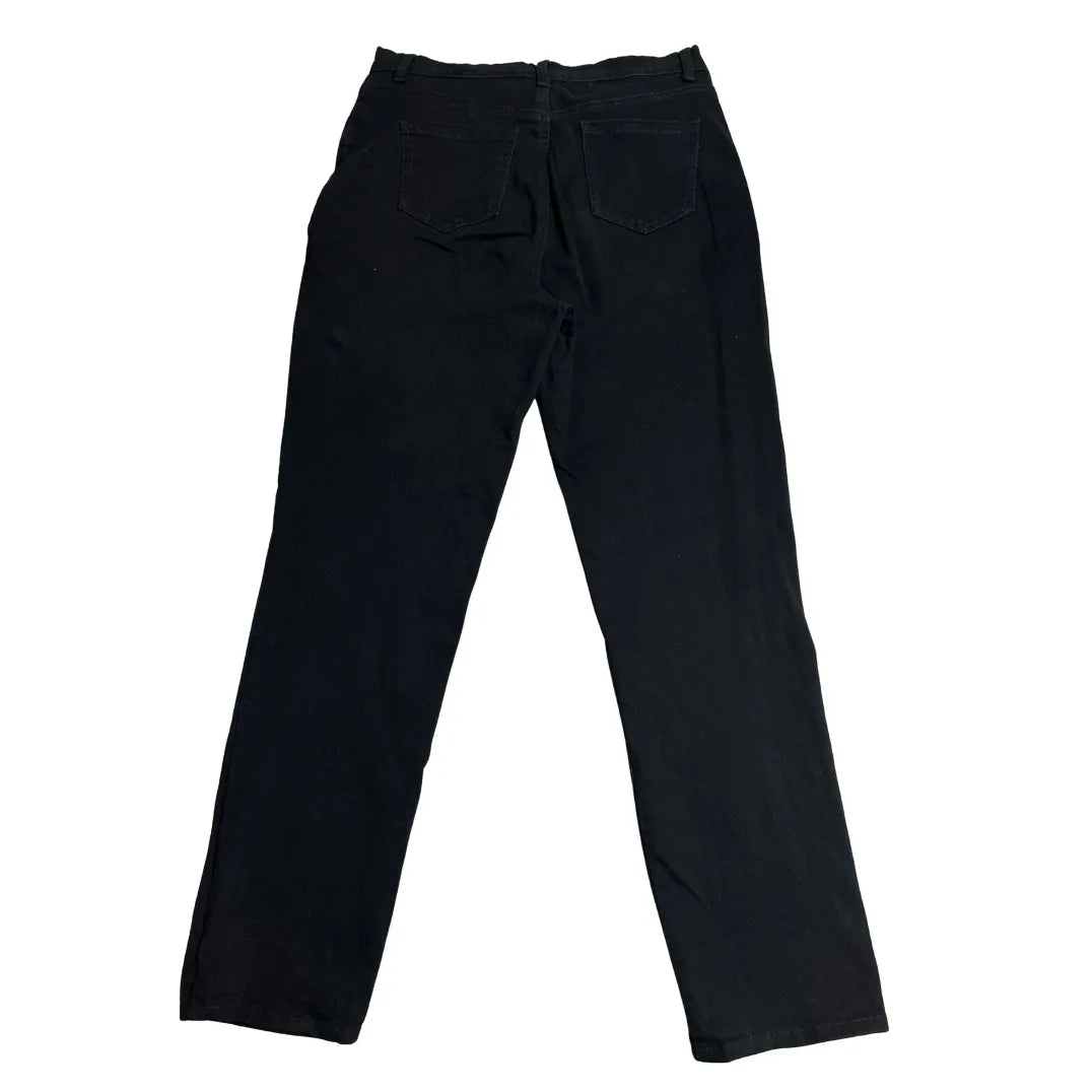 Gloria Vanderbilt Amanda Black Straight Fit Jeans – Timeless Classic 👖🖤