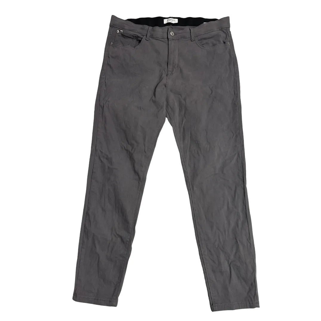 Curve Appeal Grey Slim Fit Trousers ✨