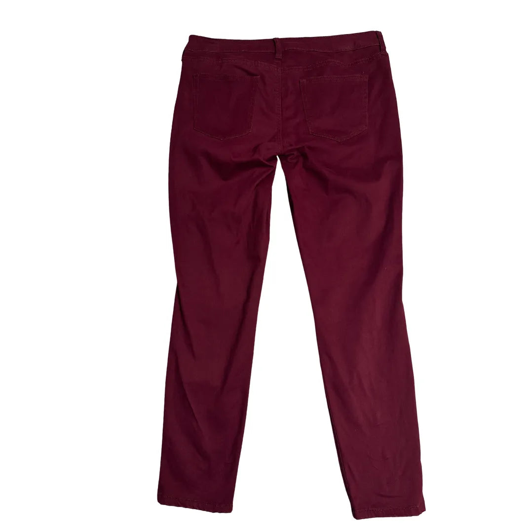 Sonoma Skinny Fit Maroon Jeans ✨