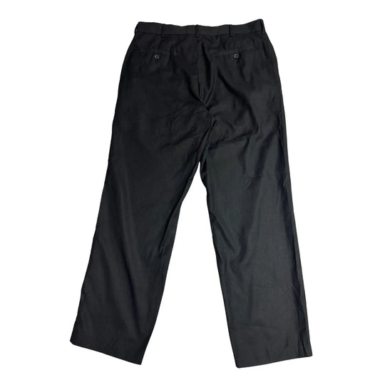 Perry Ellis Portfolio Classic Black Formal Trousers ✨