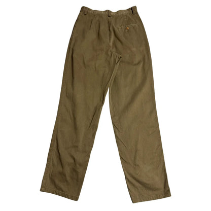 Eddie Bauer Classic Olive Cotton Pants 👖🌿