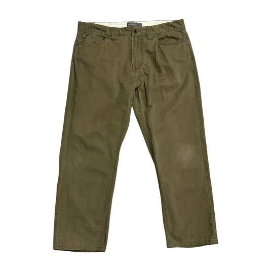 Bean Signature Slim Straight Olive Pants 👖🌿