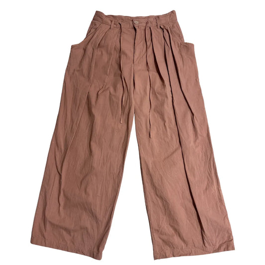 Relaxed Fit Wide-Leg Linen Style Pants 🤎✨