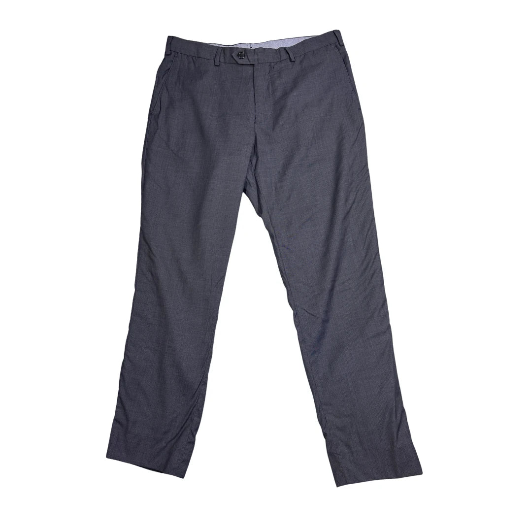 Massimo Dutti® Blue Formal Dress Trousers