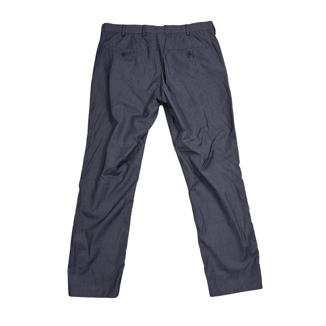 Massimo Dutti® Blue Formal Dress Trousers