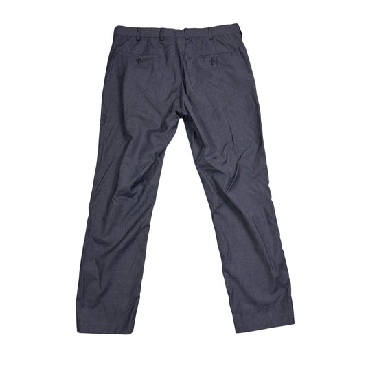 Massimo Dutti® Blue Formal Dress Trousers