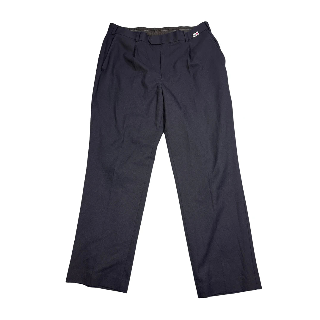 Dimensions® Navy Formal Dress Trousers