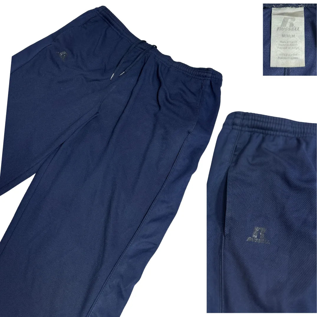 RUSSELL Navy Blue Athletic Track Pants 👖