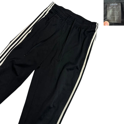 Adidas Classic Black Three-Stripe Track Pants 👖🖤