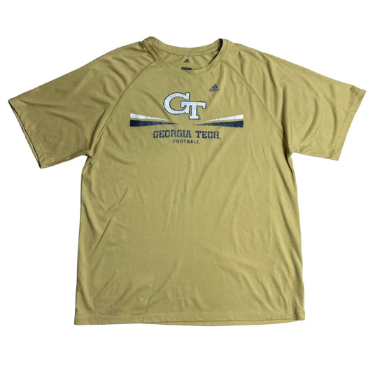 Adidas Georgia Tech Football Climalite Performance T-Shirt