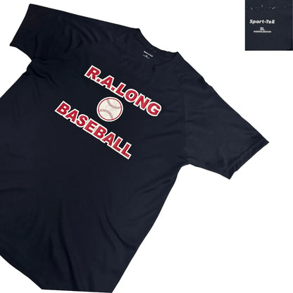 Sport Tek R A Long Baseball Graphic T Shirt ⚾🖤