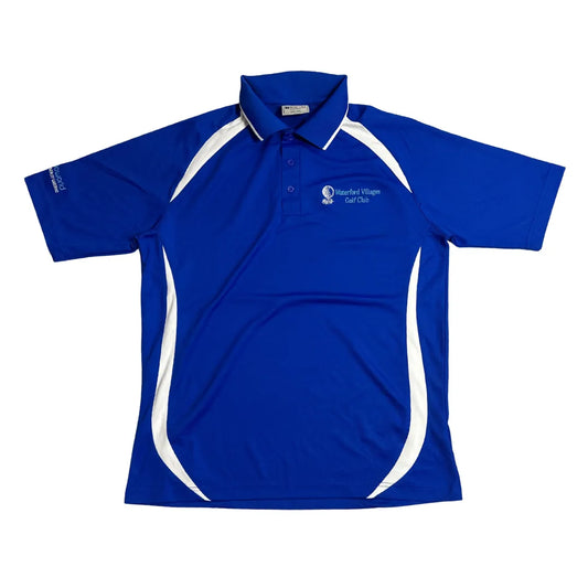 Bocini Golf Polo Shirt – Royal Blue & White ⛳💙