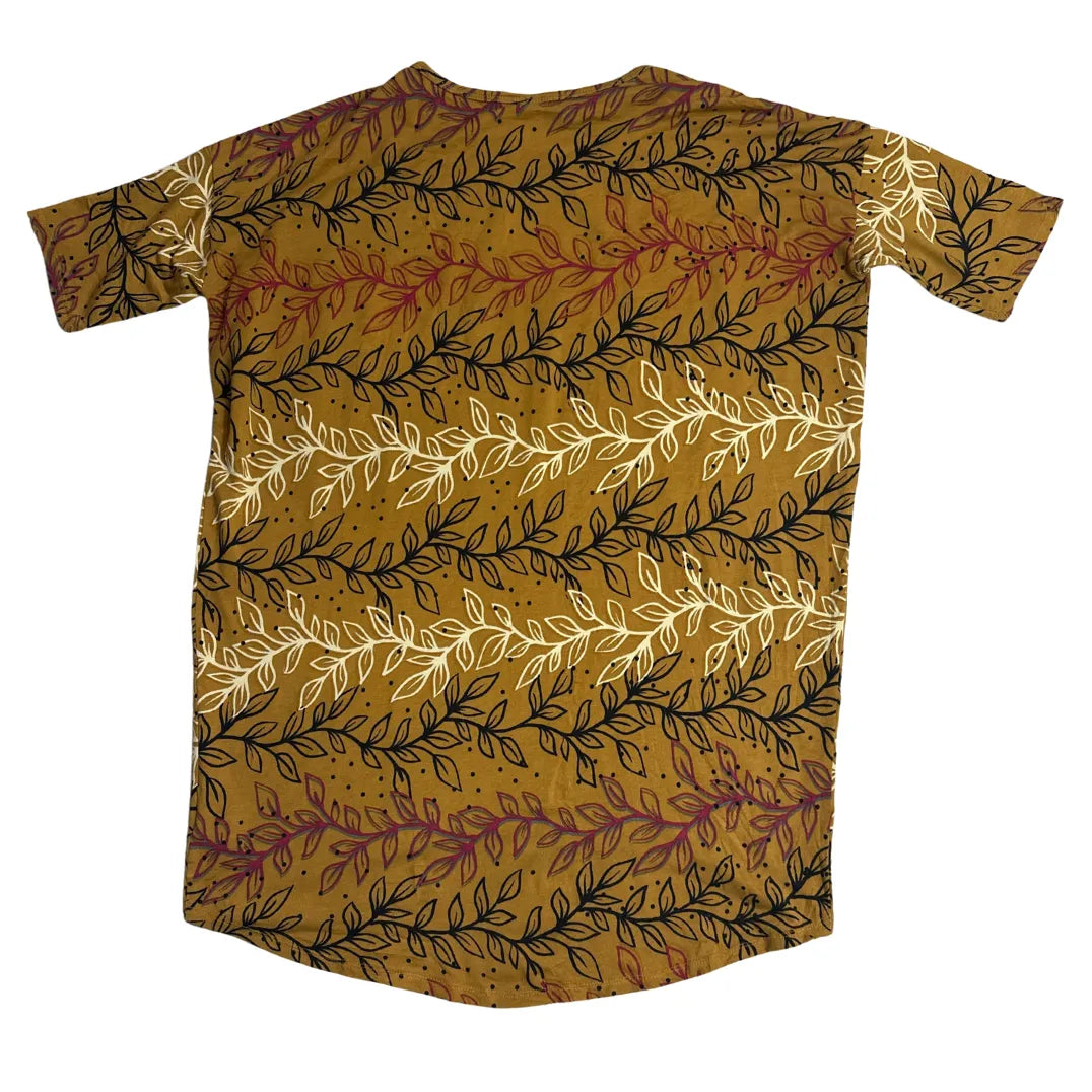 LuLaRoe Leaf Print Casual Tee 🍂