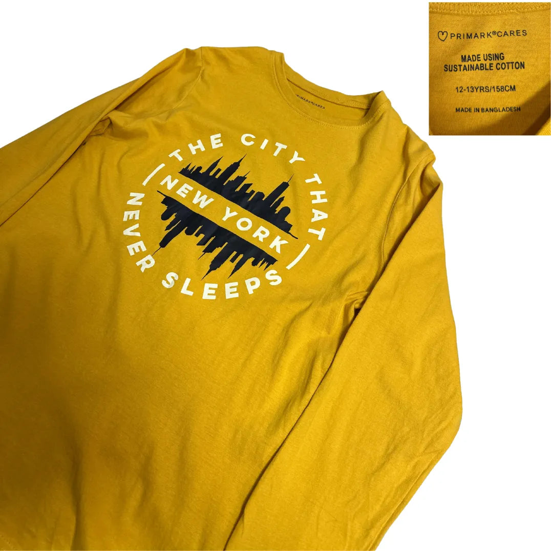Primark Cares New York Graphic Long Sleeve Tee 🌆💛