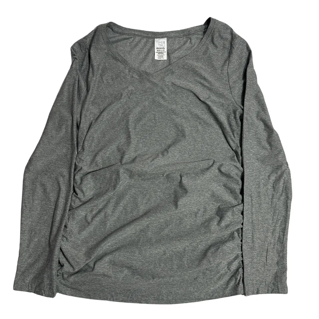 Time and Tru Maternity Ruched Long Sleeve Top 🤍