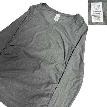 Time and Tru Maternity Ruched Long Sleeve Top 🤍