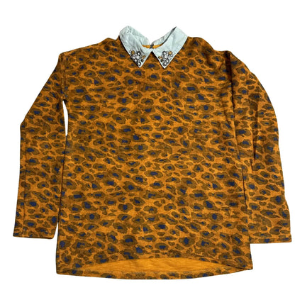 Next Leopard Print Zip Neck Long Sleeve Top 🐆✨