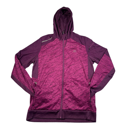 Kalenji® Purple Heather Running Zip Hoodie-L