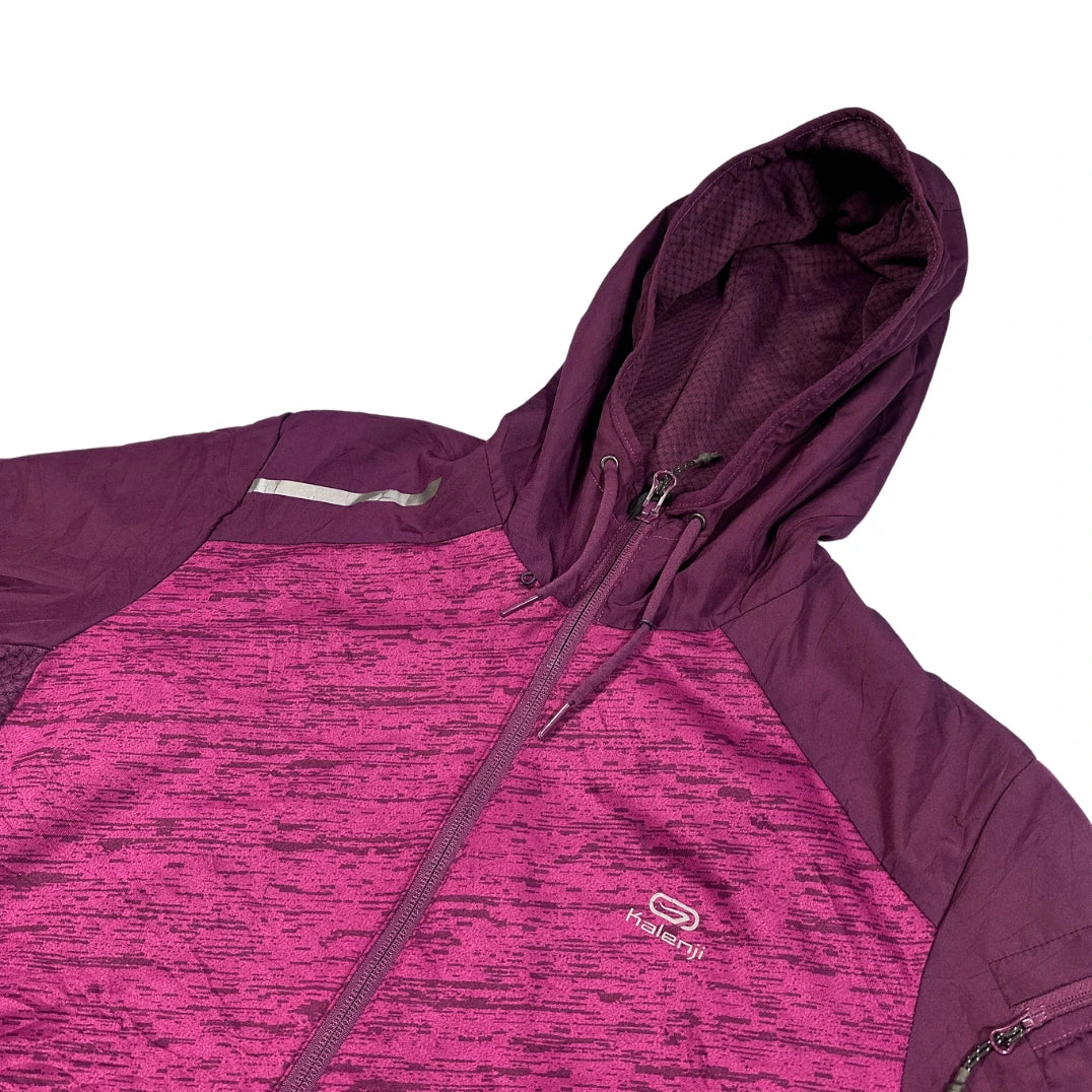 Kalenji® Purple Heather Running Zip Hoodie-L