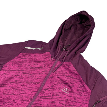 Kalenji® Purple Heather Running Zip Hoodie-L
