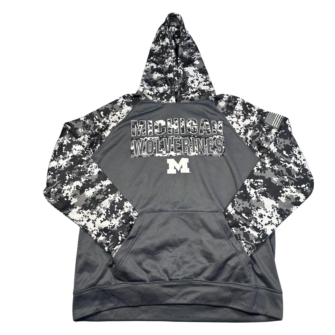 Colosseum® Grey Digital Camo Hoodie-L