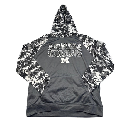Colosseum® Grey Digital Camo Hoodie-L