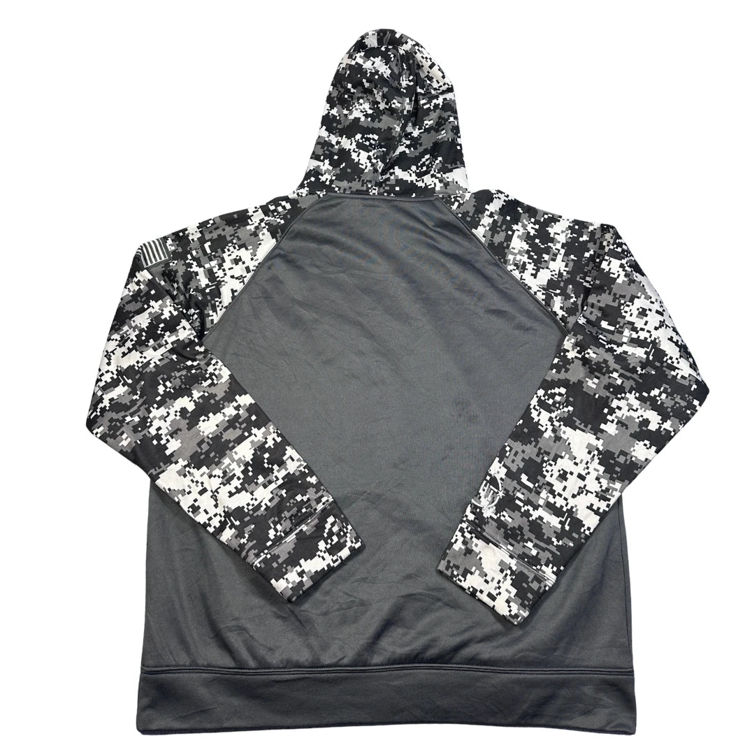 Colosseum® Grey Digital Camo Hoodie-L