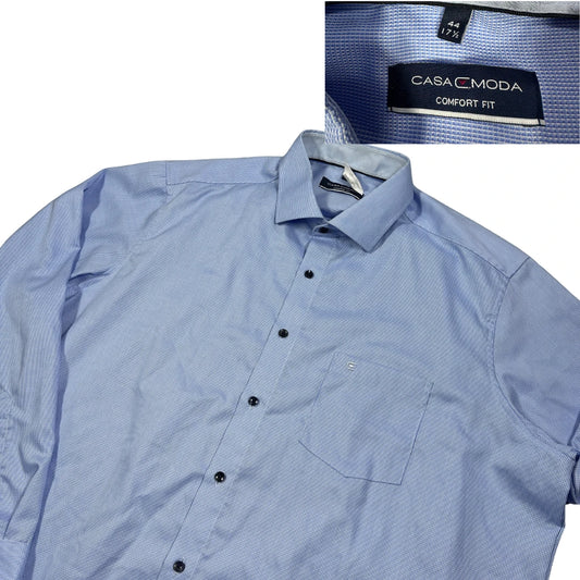 Casa Moda® Light Blue Comfort Fit Formal Shirt
