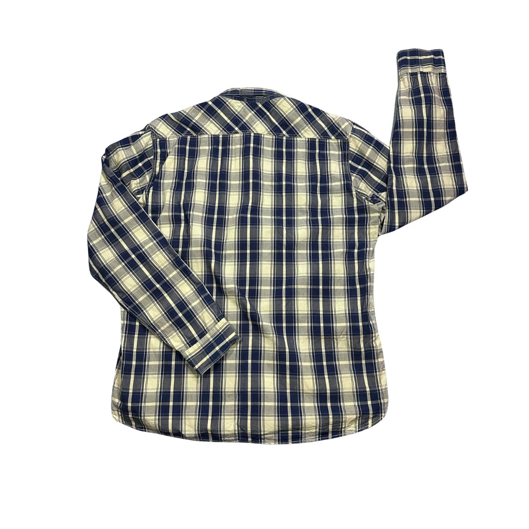 H&M® Blue Checked Casual Button-Up Shirt(L)