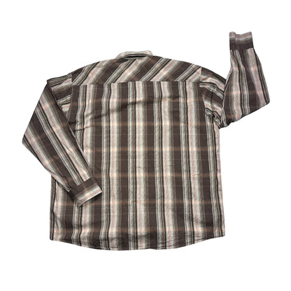 Watsons® Brown Striped Casual Shirt(XL)