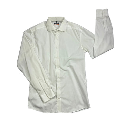 Eterna® White Slim Fit Formal Shirt(M)
