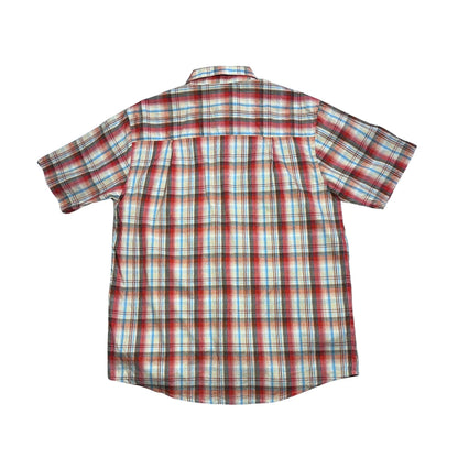 Men's Classic® Multicolor Checked Short Sleeve Shirt(M)