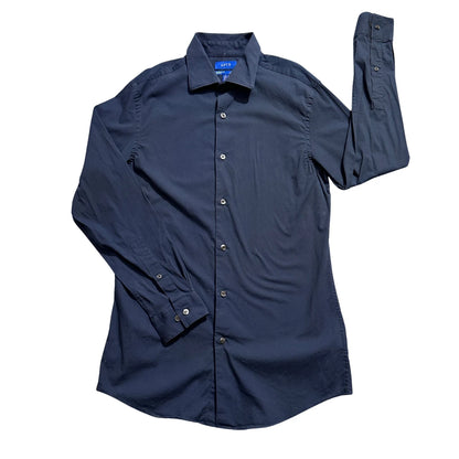 APT.9® Navy Blue Slim Fit Dress Shirt