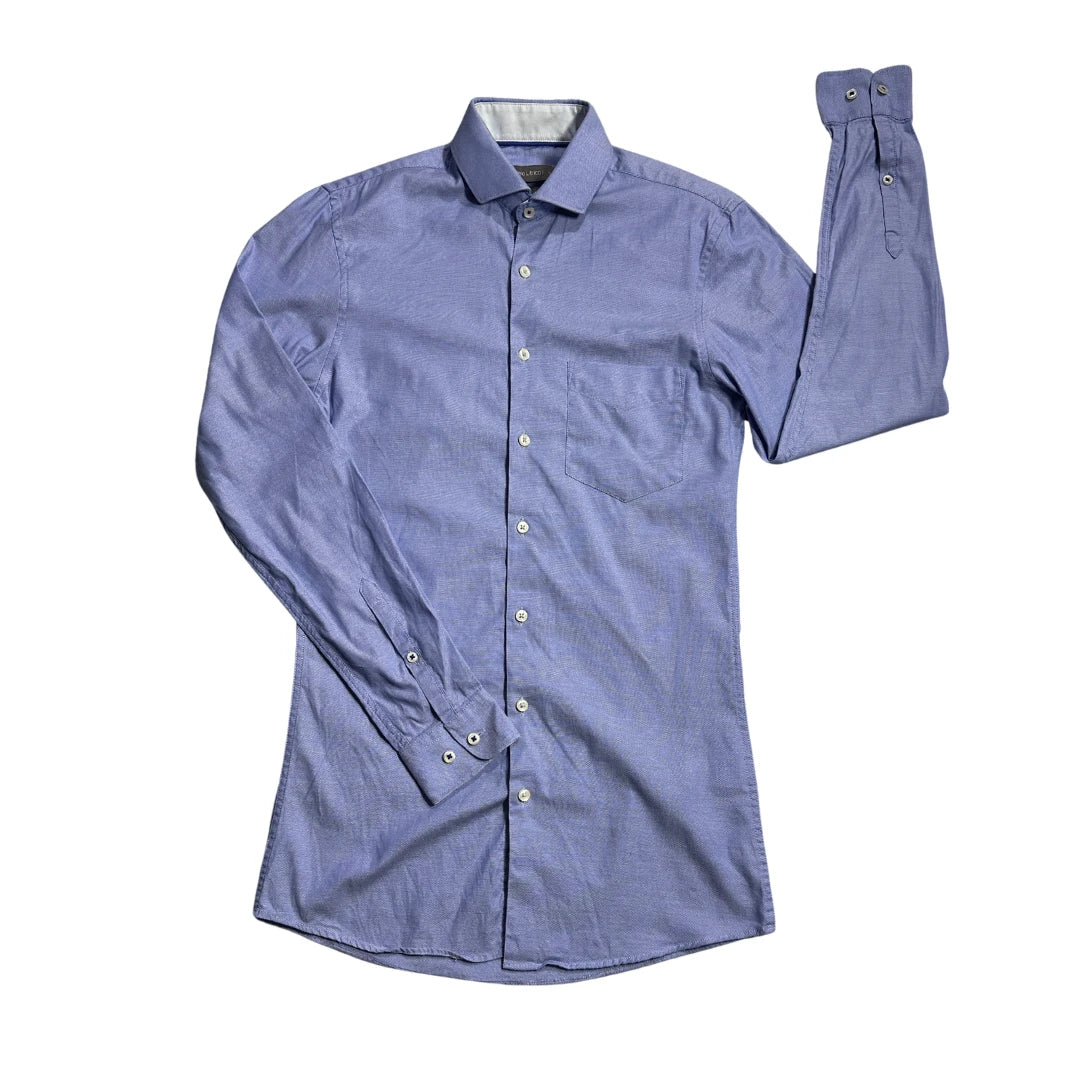Angelo Litrico® Light Blue Body Fit Dress Shirt(XS)