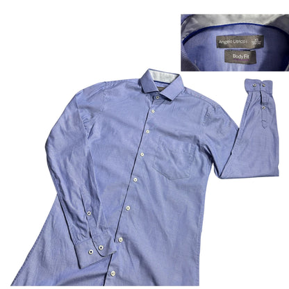 Angelo Litrico® Light Blue Body Fit Dress Shirt(XS)
