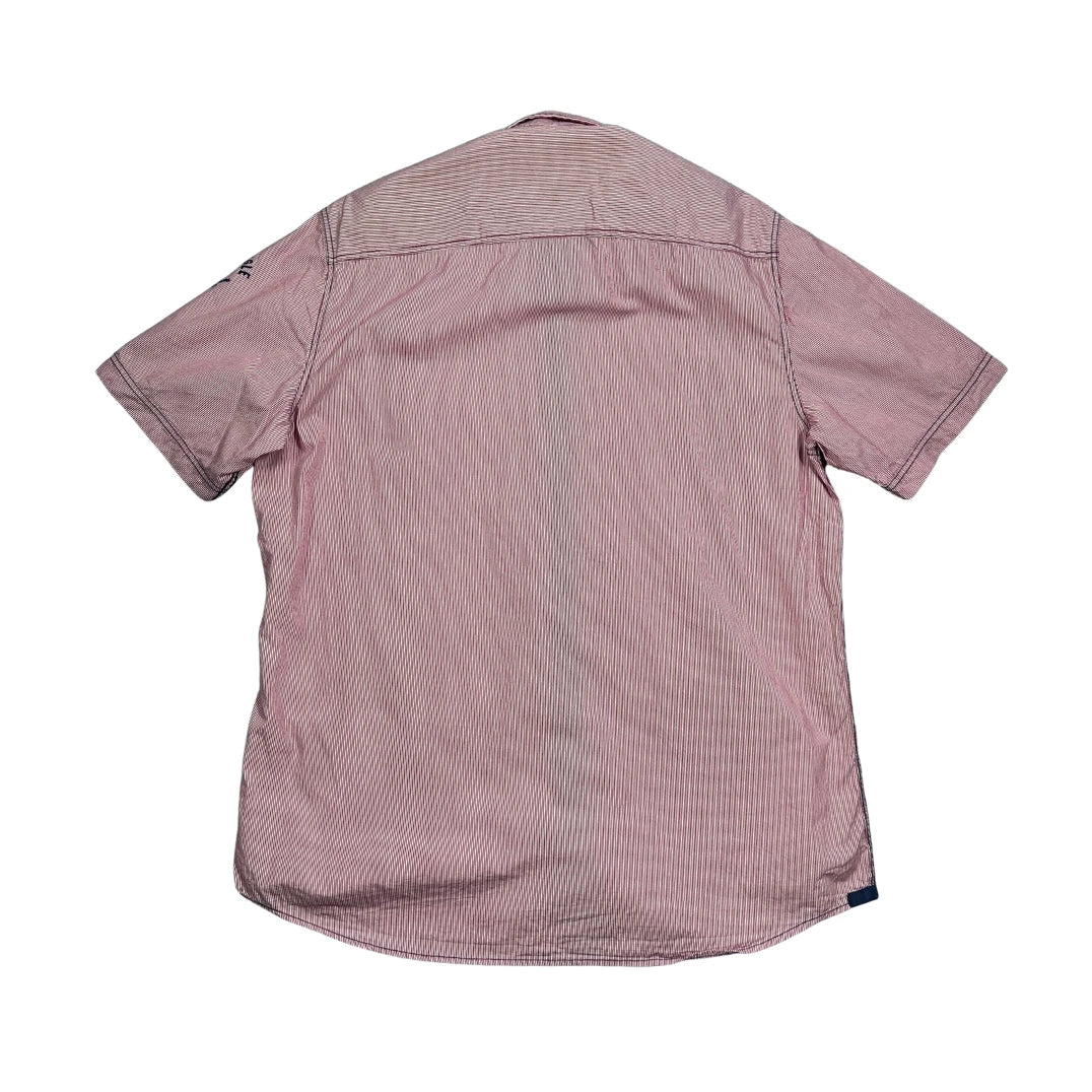 Lerros® Red Striped Short Sleeve Casual Shirt(M)