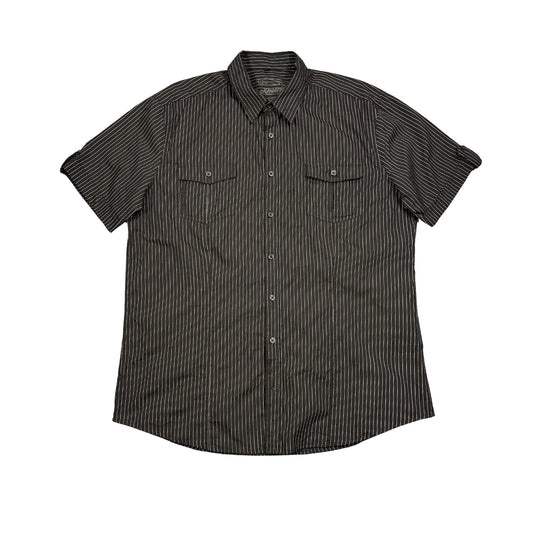 Rocktrail® Black Pinstripe Short Sleeve Shirt(XL)